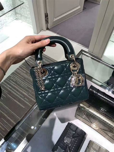 dior handbag green|dior lambskin bag.